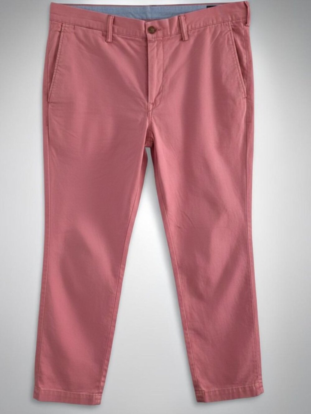 Polo Ralph Lauren Mens Stretch Straight Fit Pink Chino Pants Size 36x30